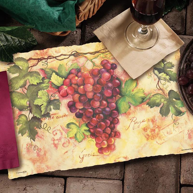 Placemat 14X10 IN Tuscany Fruit Paper 1000/Case