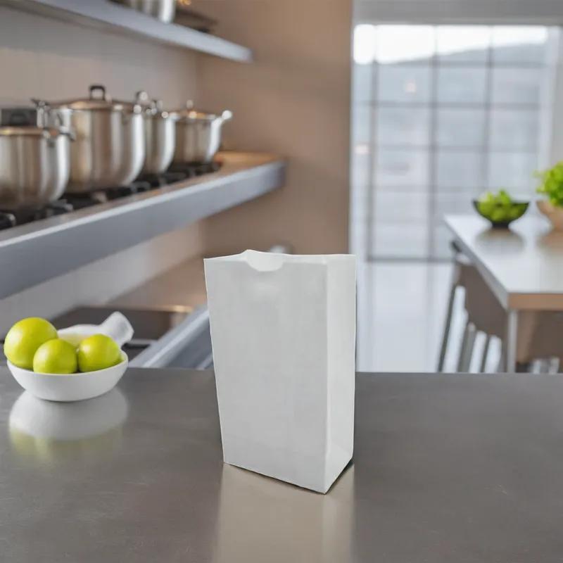 Duro® Bag 16# 7.75X4.81X16 IN 16 LB Paper 40# White Gusset 500/Bundle