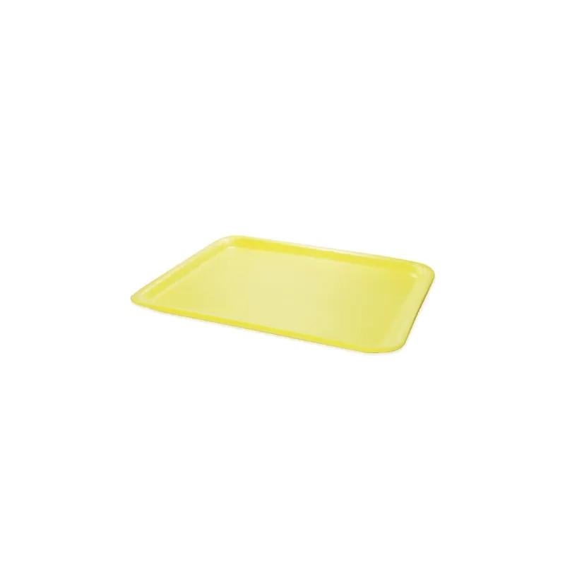 8S Tray 10X8X0.63 IN Polystyrene Foam Yellow Rectangle 500/Case