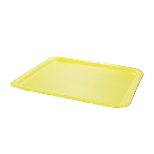 8S Tray 10X8X0.63 IN Polystyrene Foam Yellow Rectangle 500/Case