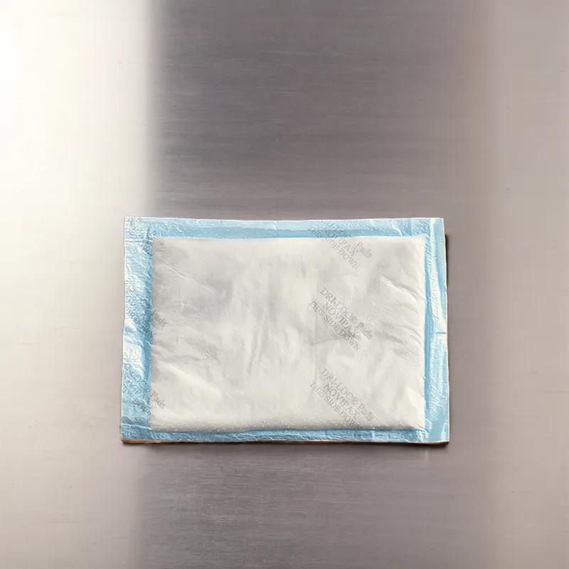 Dri-Loc® Meat Pad 4X6 IN Plastic Cellulose White Rectangle Heavy Absorbent 3000/Case