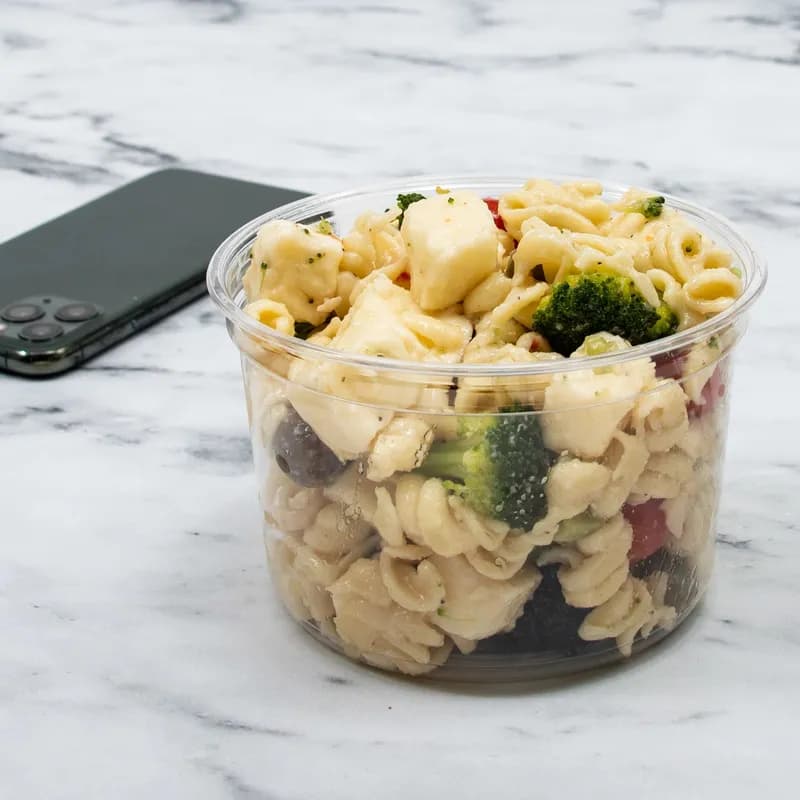 Solo® Cold Deli Container Base 16 OZ RPET Clear Freezer Safe 50 Count/Pack 10 Packs/Case 500 Count/Case