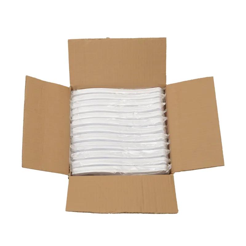 Plate 9.5X9.5 IN PS White Square 120/Case