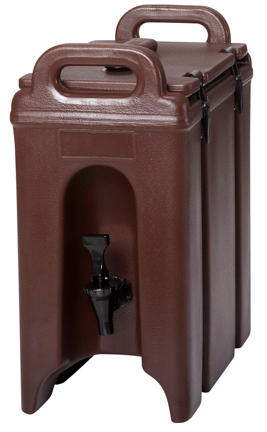 Camtainer® Beverage Dispenser 2.5 GAL Dark Brown Insulated 1/Each