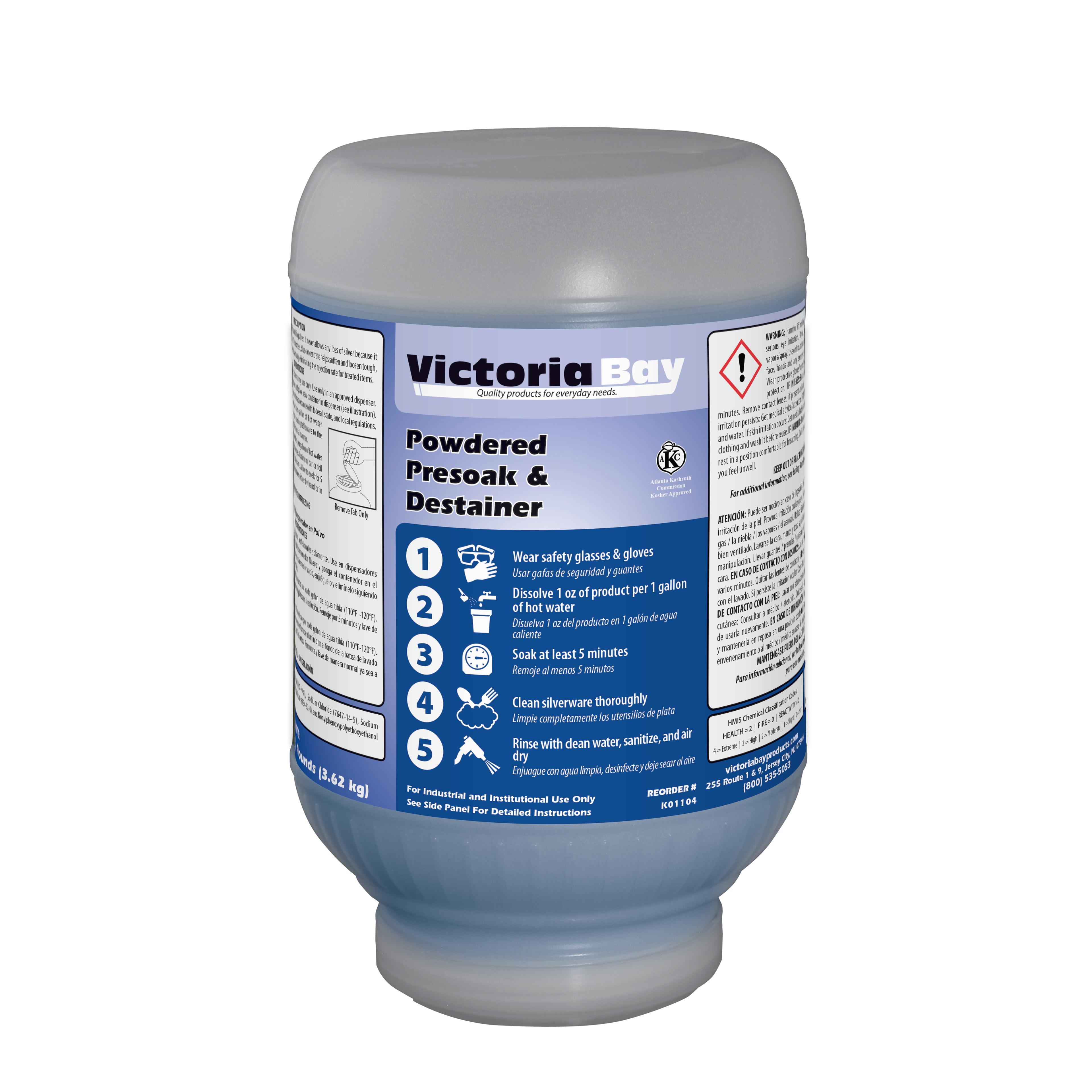 Victoria Bay Powdered Presoak & Destainer 8 LB 1/Each