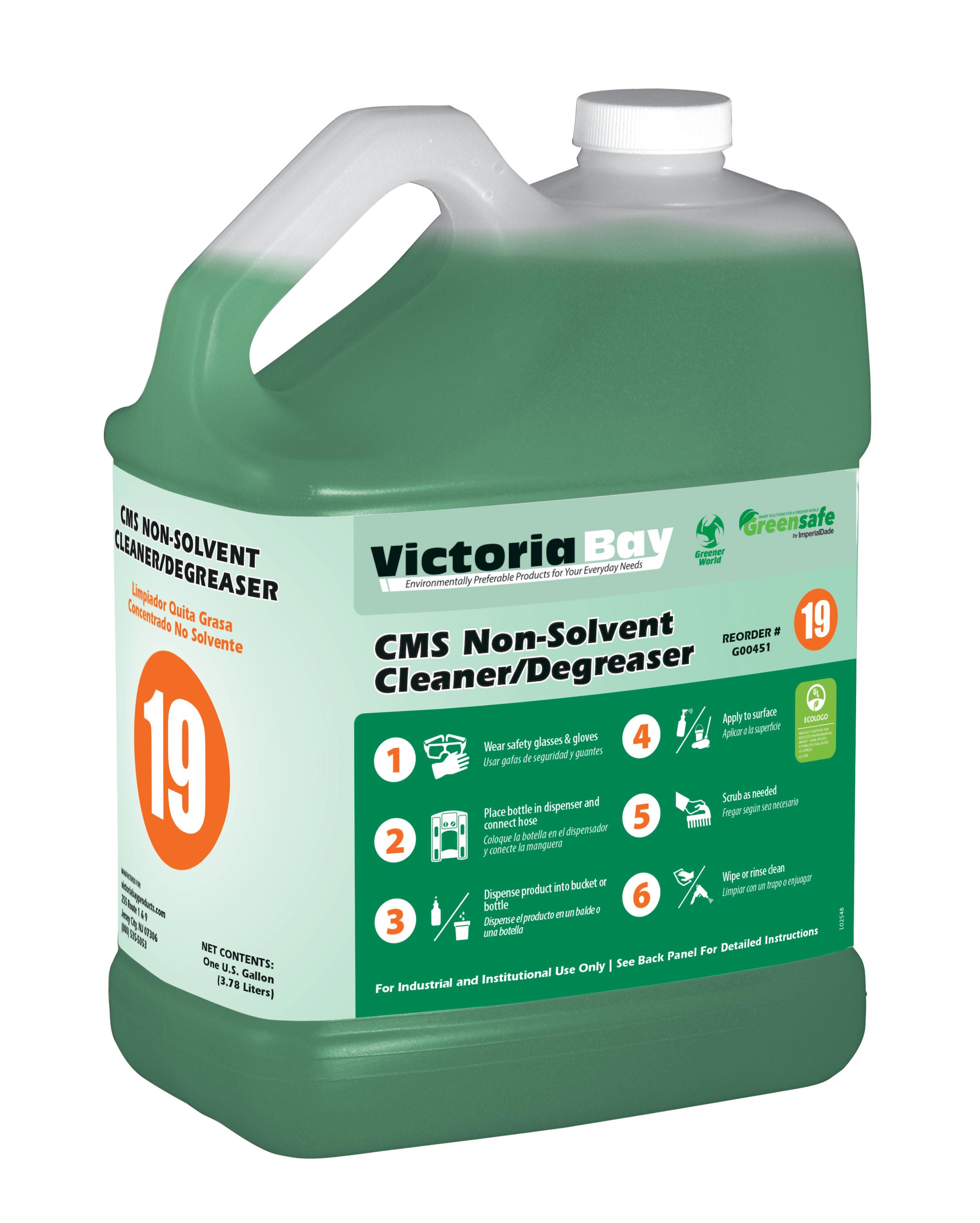 Victoria Bay Non-Solvent Cleaner/Degreaser CMS #19 1 GAL 2/Case