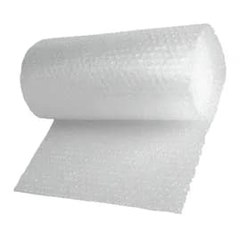 Roll Bubble Wrap 24IN X250FT Clear Plastic 1/2 IN Bubble Perforated 1/Bundle