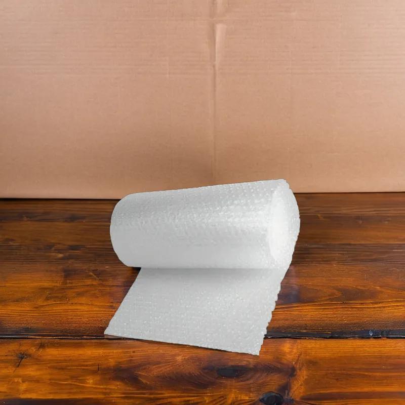 Roll Bubble Wrap 24IN X250FT Clear Plastic 1/2 IN Bubble Perforated 1/Bundle