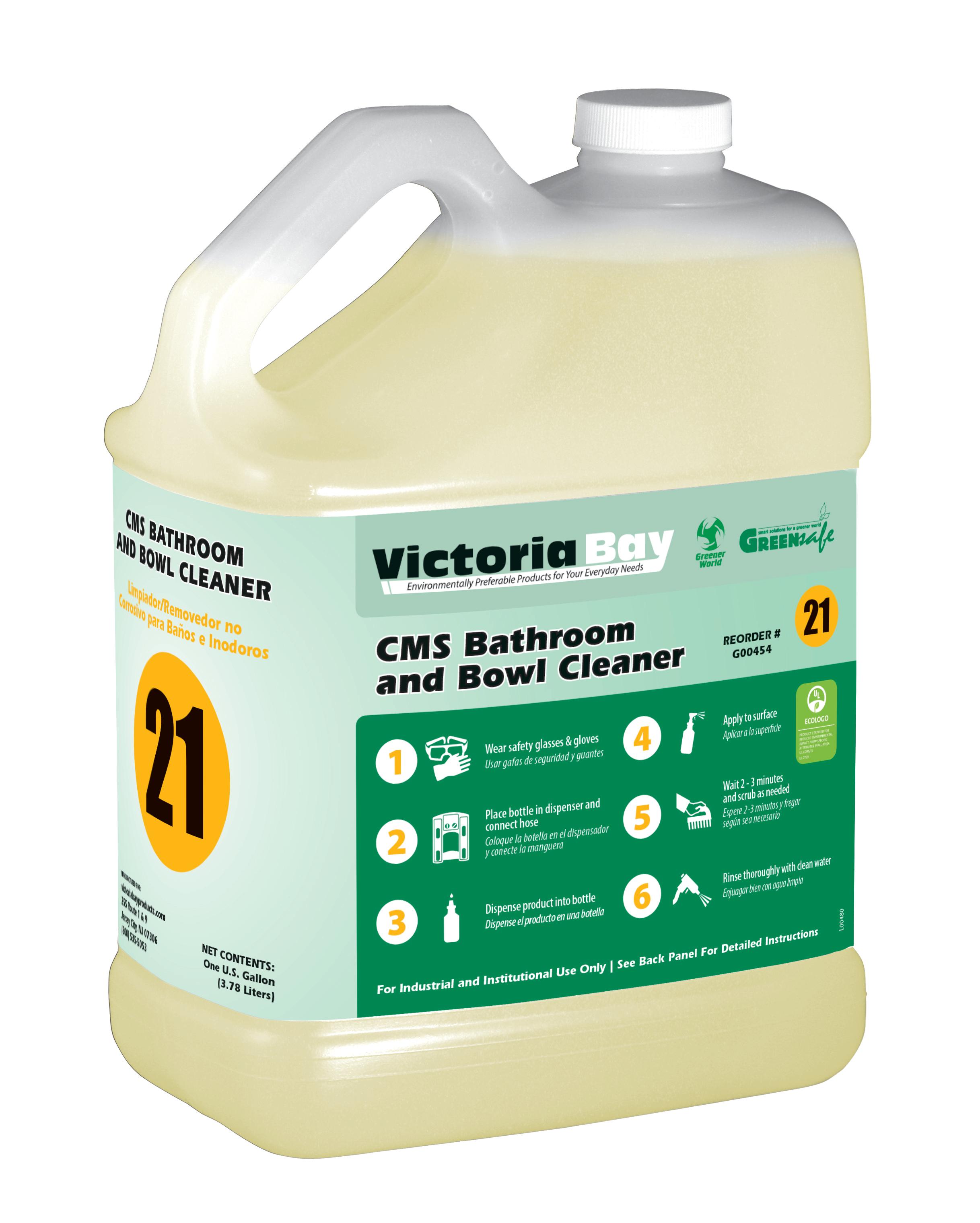 Victoria Bay Bathroom and Bowl Cleaner CMS #21 1 GAL 2/Case