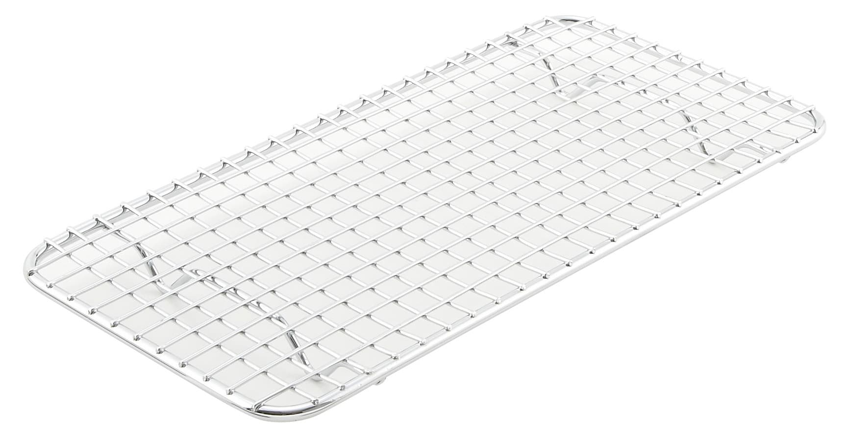 Pan Grate 1/3 Size 10.375X5X0.75 IN Stainless Steel Rectangle Heat Resistant 1/Each
