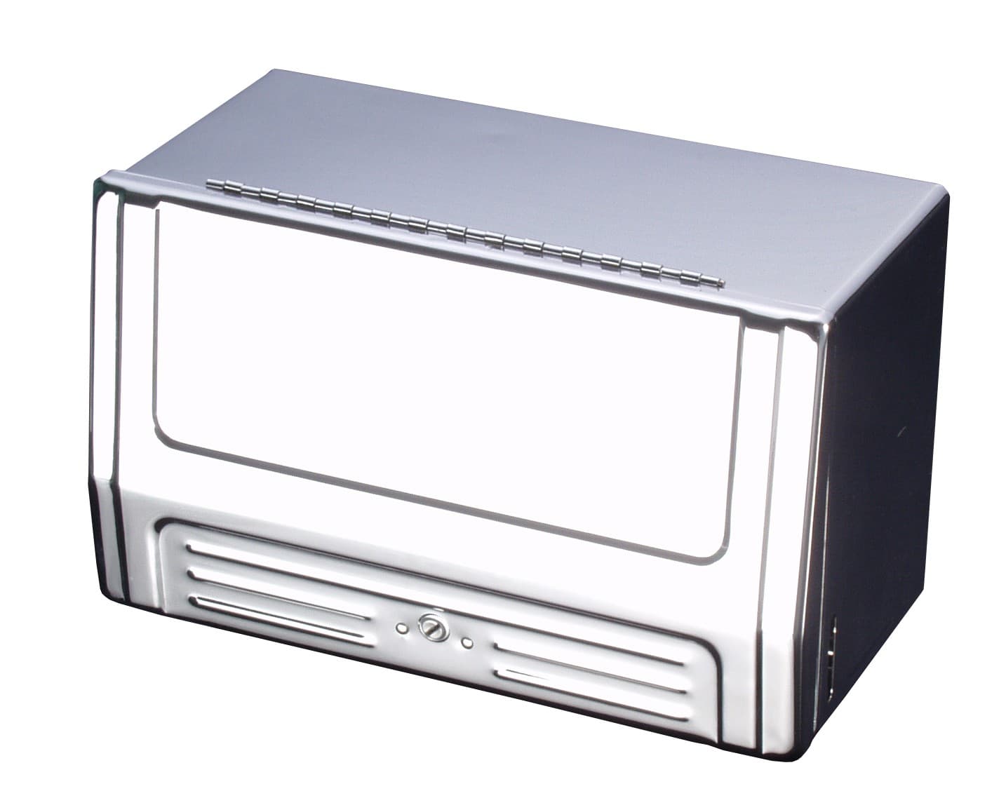 Paper Towel Dispenser 7.5X6.25X12 IN Stainless Steel Wall Mount Silver Single Fold 1/Each