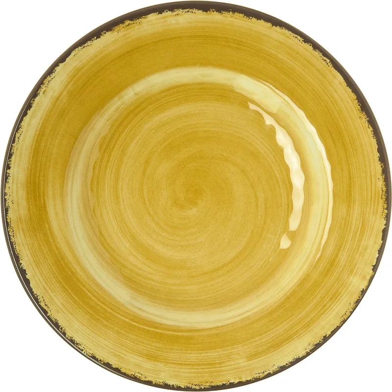 Mingle™ Plate 8.62X0.88 IN Melamine Amber Dinnerware 12/Case