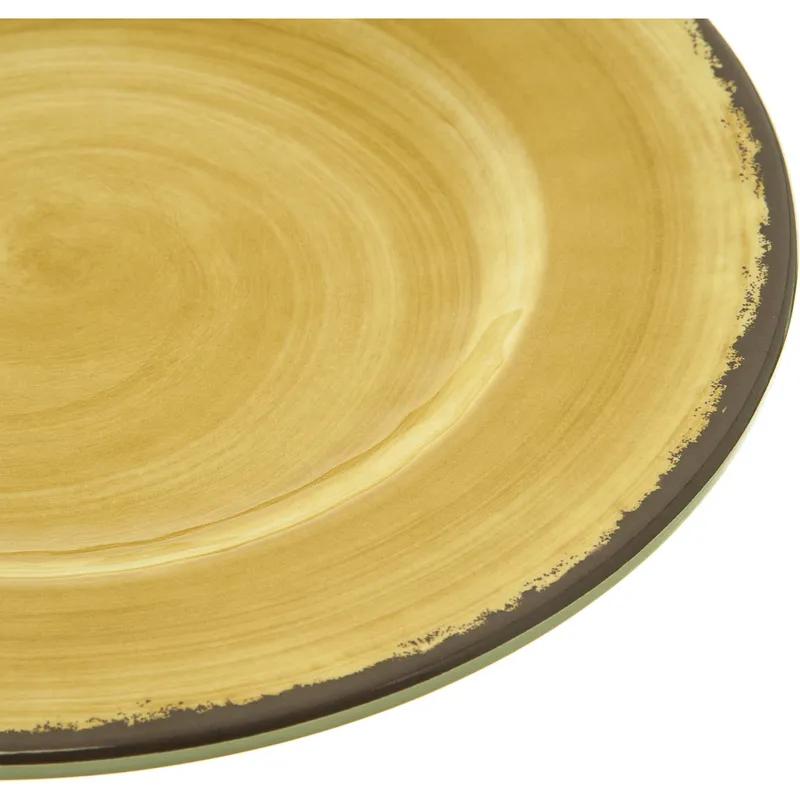 Mingle™ Plate 8.62X0.88 IN Melamine Amber Dinnerware 12/Case