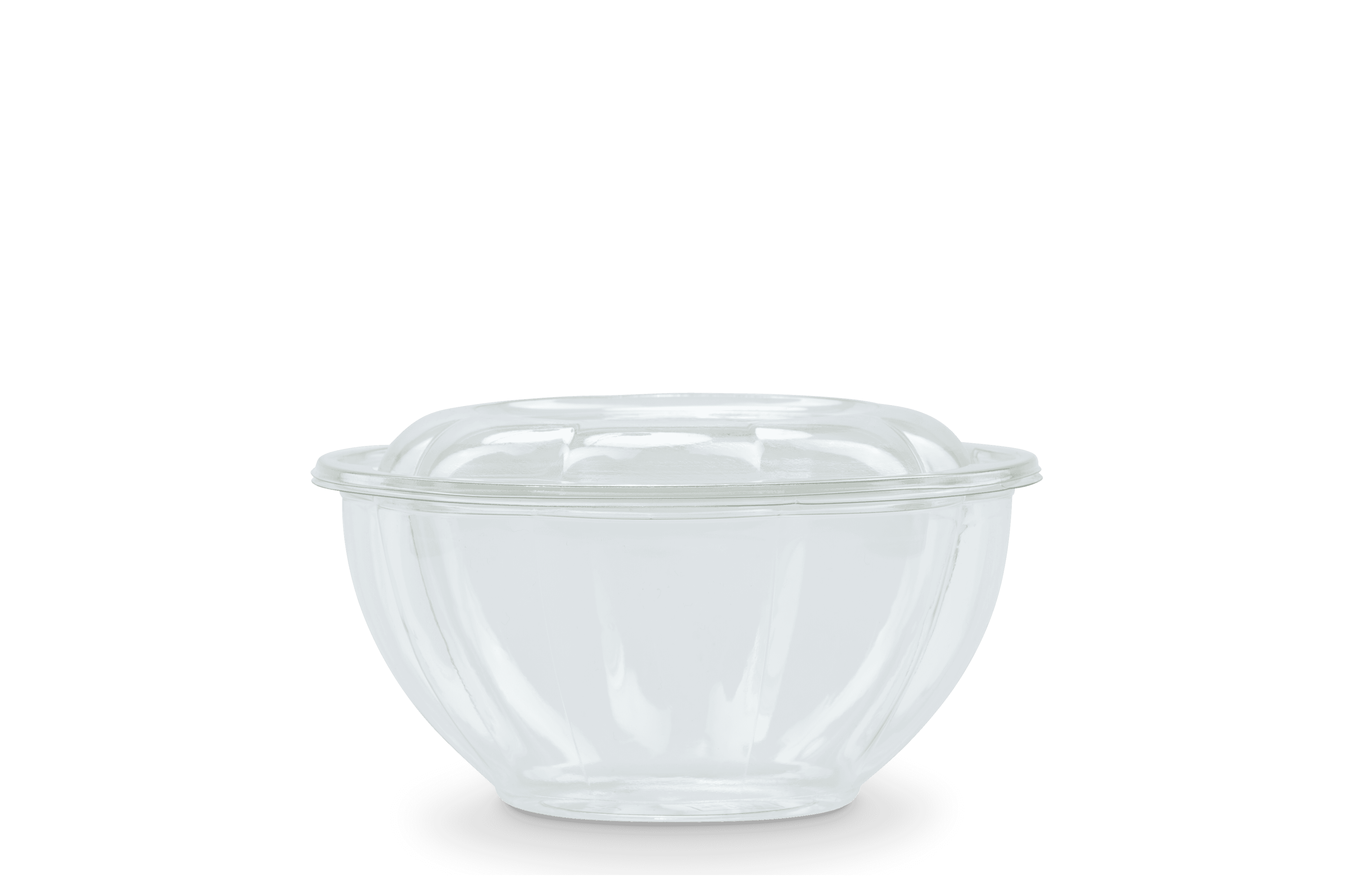 The BOTTLEBOX ® Bowl & Lid Combo With Dome Lid 32 OZ RPET Round 150/Case