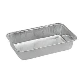 Casserole Take-Out Container Base 6.5X4.25X1.5 IN Aluminum Silver Rectangle 1000/Case
