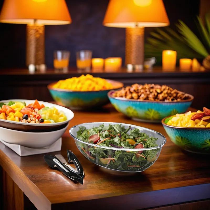 Luau Bowl 2 QT Plastic Clear Oval 50/Case