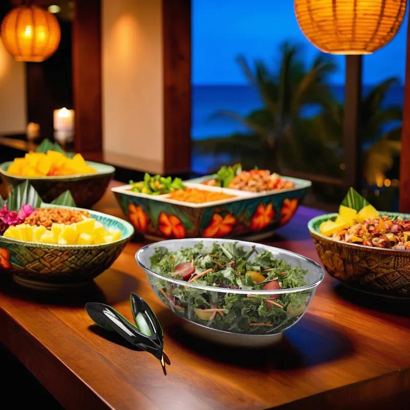 Luau Bowl 2 QT Plastic Clear Oval 50/Case