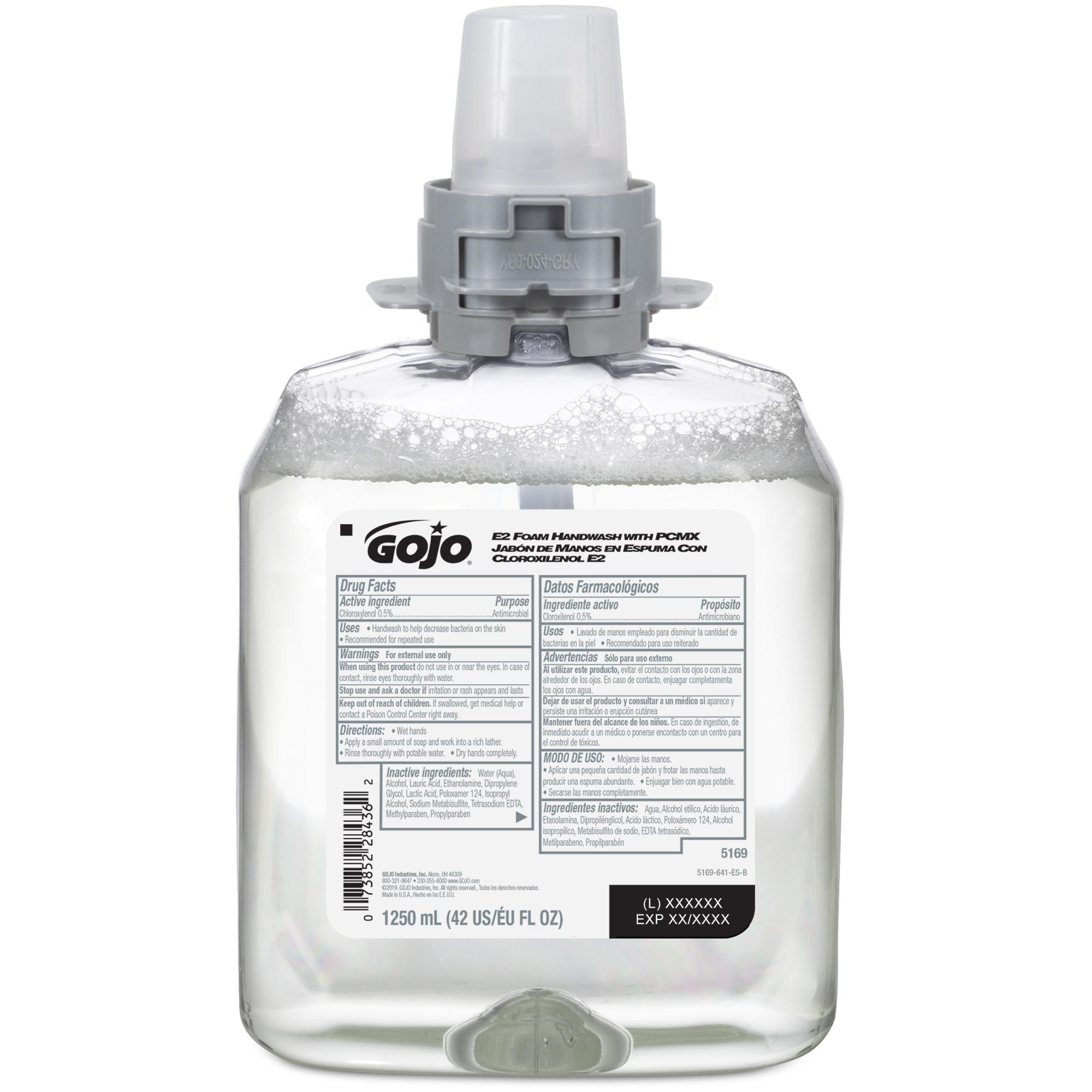 GOJO® Hand Soap Foam 1250 mL 3.89X4.94X8.38 IN Light Floral Sanitizing PCMX For FMX-12 4/Case
