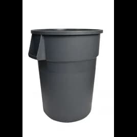 Trash Can 44 GAL 176 QT Gray Plastic 1/Each