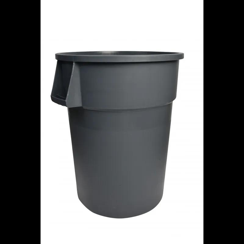 Trash Can 44 GAL 176 QT Gray Plastic 1/Each