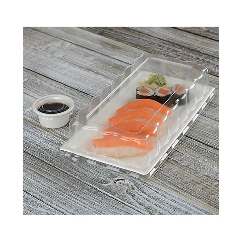 Lid 10X5 IN PET Clear Rectangle For Plate Unhinged 500/Case