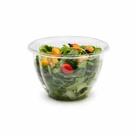 The BOTTLEBOX ® Salad Bowl 44 OZ RPET Clear Round 300/Case