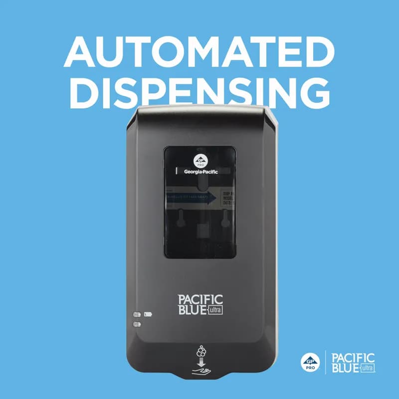 Pacific Blue Ultra™ Soap Dispenser 11.72X6.54X4 IN Black Automatic 1/Case
