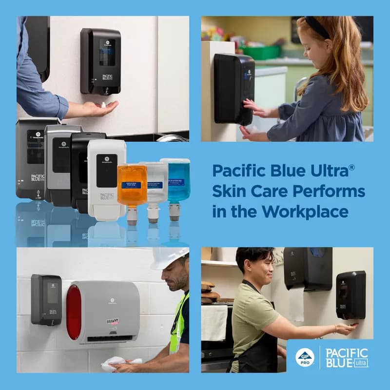 Pacific Blue Ultra™ Soap Dispenser 11.72X6.54X4 IN Black Automatic 1/Case