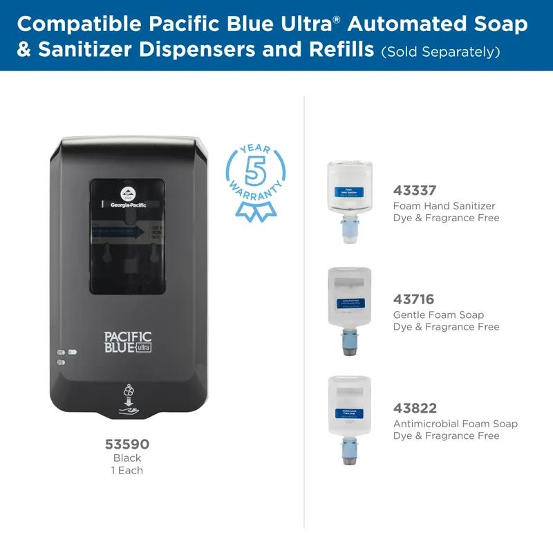 Pacific Blue Ultra™ Soap Dispenser 11.72X6.54X4 IN Black Automatic 1/Case