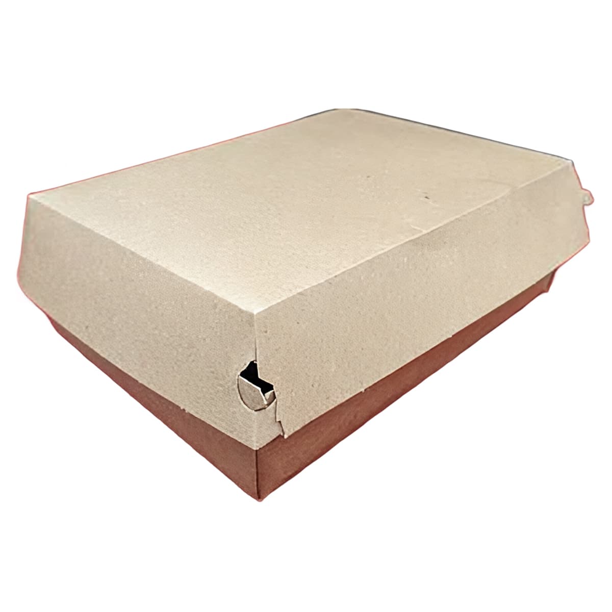 Take-Out Box Hinged 7X5X2.5 IN Paper Kraft 250/Case