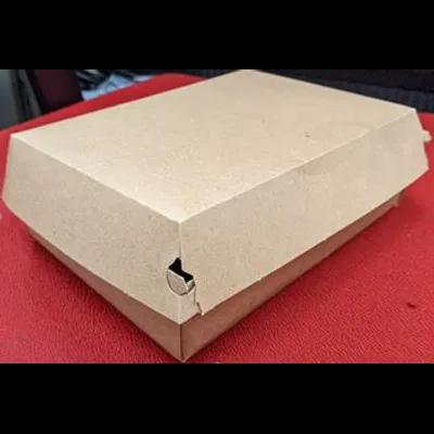 Take-Out Box Hinged 7X5X2.5 IN Paper Kraft 250/Case