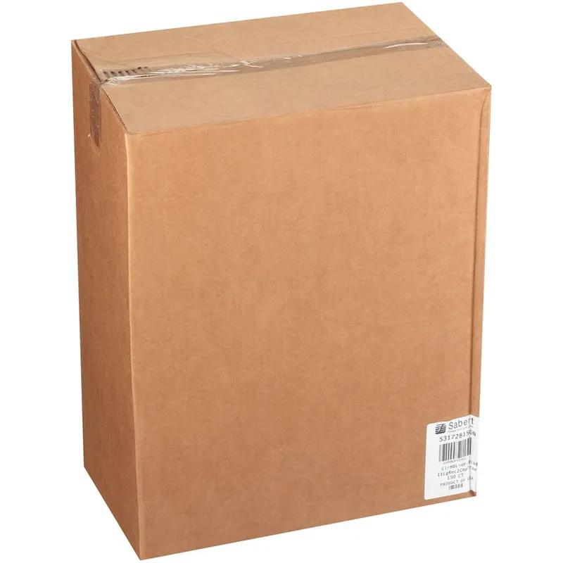 Lid Dome 11.13X8X1.88 IN 2 Compartment PP Clear Rectangle For Container 150/Case