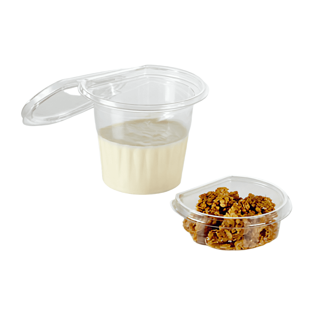 Fresh N' Sealed® Take-Out Container Insert 4 OZ 4X3X1 IN PET Clear Round 1440/Case