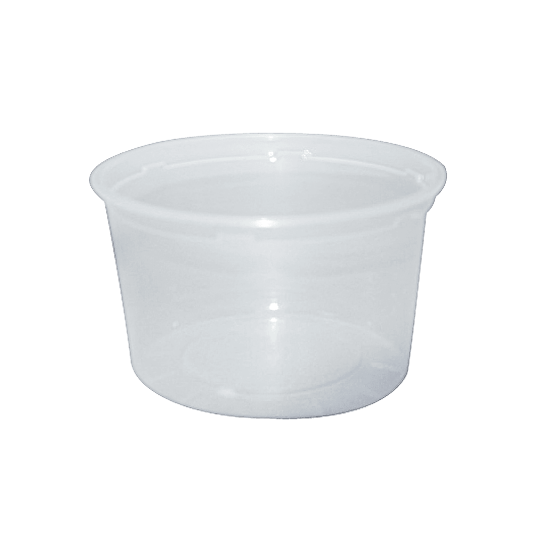 WNA Deli Container Base 16 OZ PP Clear Round 500/Case