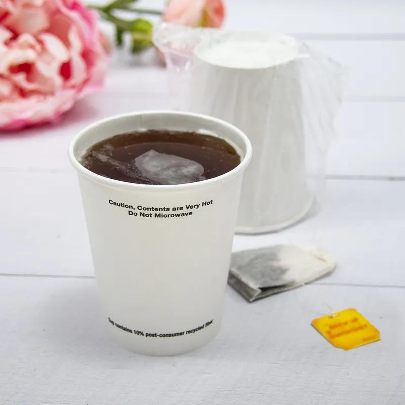 Solo® Hot Cup Insulated 10 OZ SSP White 480/Case