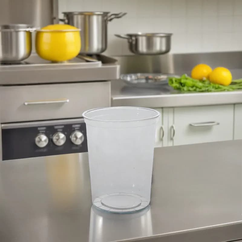 WNA Deli Container Base 32 OZ PP Clear Round 500/Case