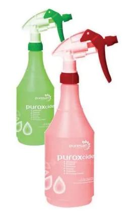 Puroxcide Puresan Puroxcide Light Duty Spray Bottle & Trigger Sprayer 32 FLOZ Plastic Green 6/Case