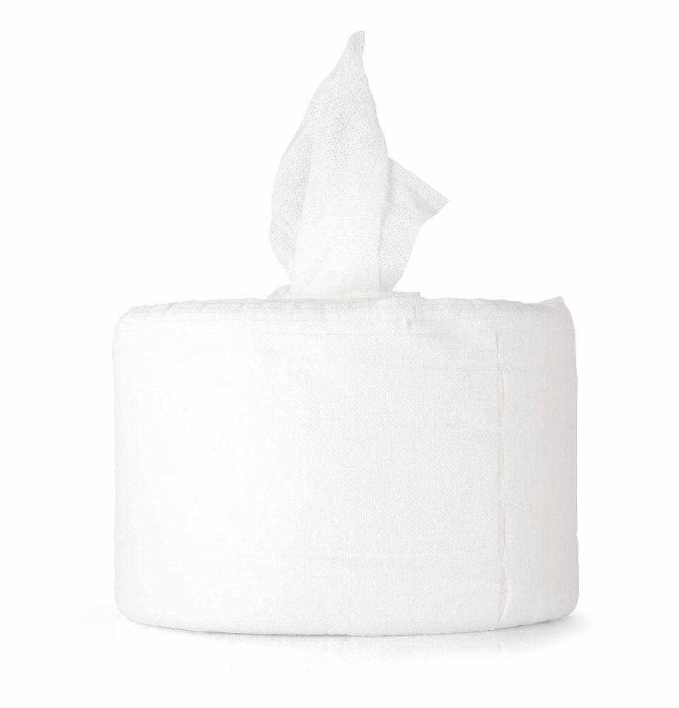 Cleaning Cloth 11X12.5 IN Viscose Polyester White Disposable 6/Case