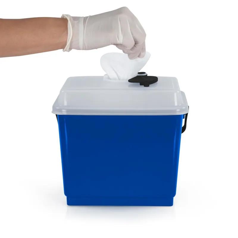 Cleaning Cloth 11X12.5 IN Viscose Polyester White Disposable 6/Case