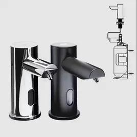 EZ Fill Soap Dispenser 1000 mL Black Battery Operated With Bottle 1/Each