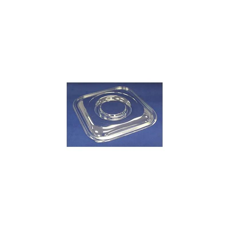 Lid Dome 13X13X1 IN PET Clear Square For Container 80/Case