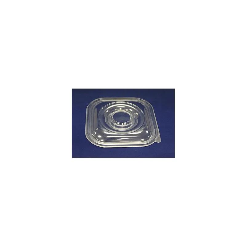 Lid Dome 11X11X1 IN PET Clear Square For Container 130/Case