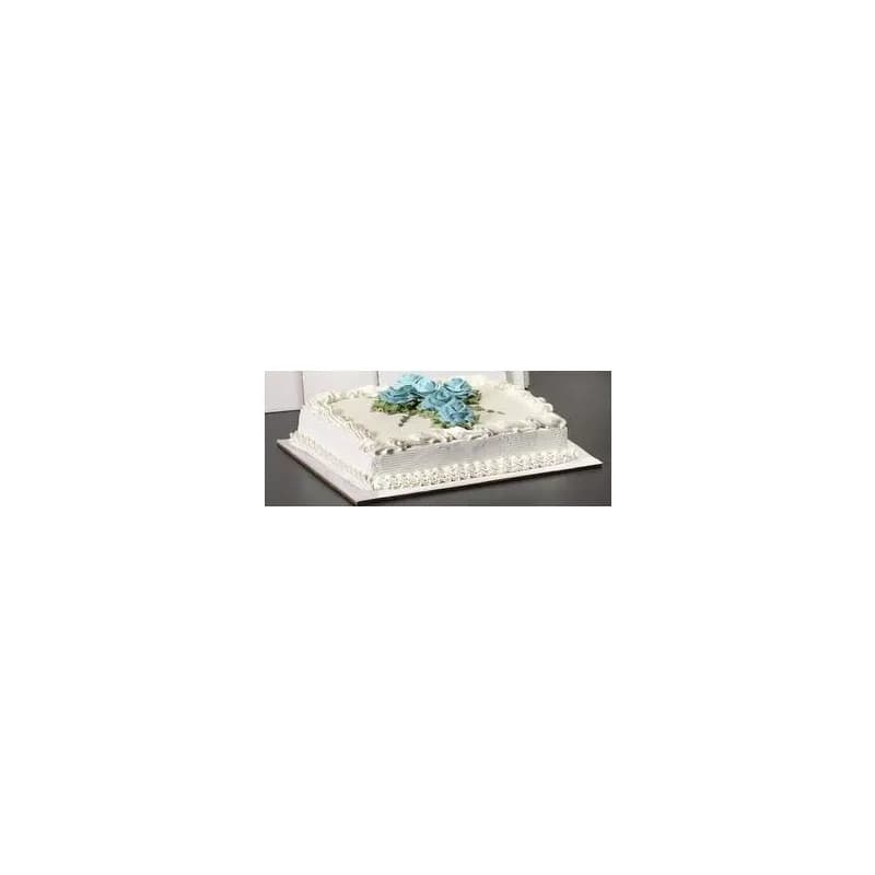 Cake Board Full Size 27X18 IN Corrugated Paperboard White Double Wall 50/Bundle