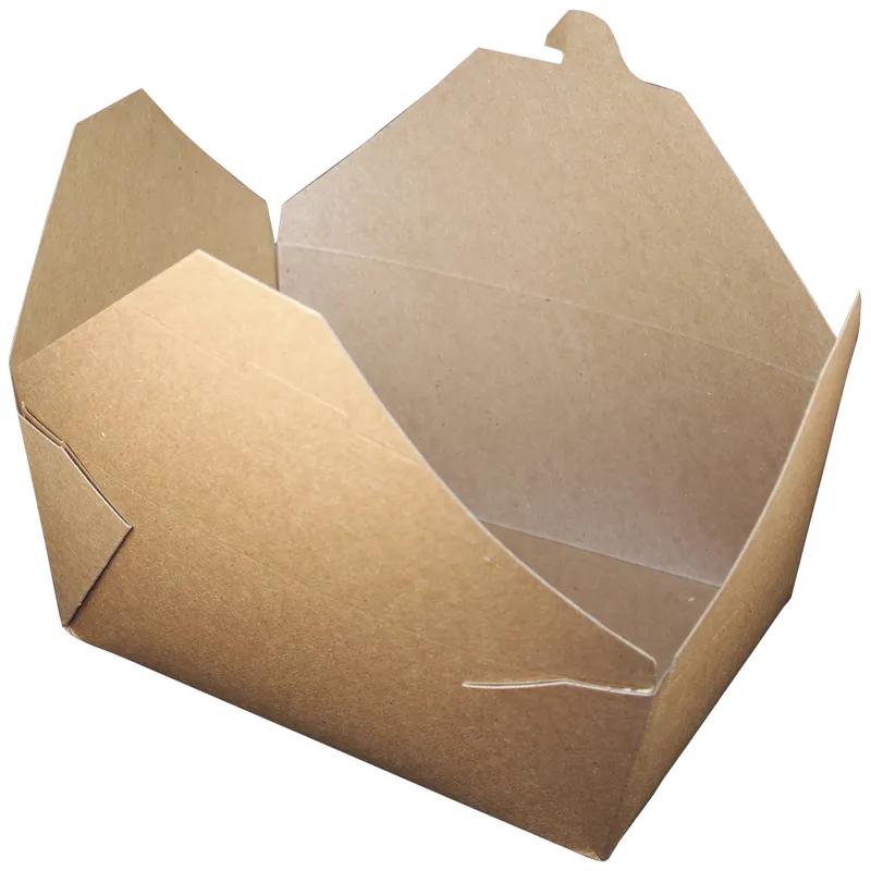 Bio-Pak® Take-Out Box Fold-Top 7.75X5.5X3.5 IN Paper Kraft 160/Case