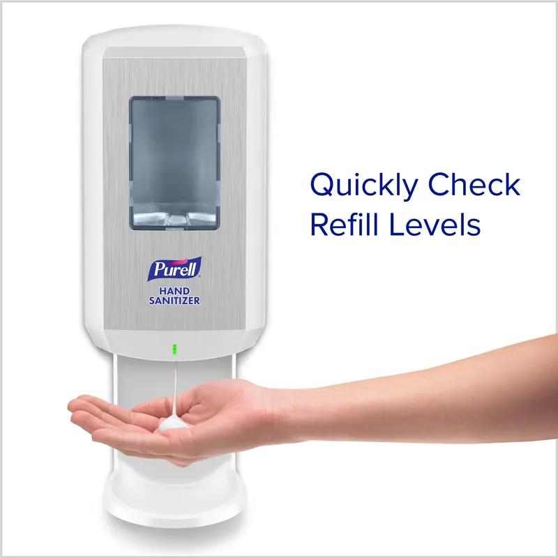 Purell® Hand Sanitizer Dispenser 1200 mL White ABS E2 Rated Wall Mount Touchless Lockable Battery Operated For CS6 1/Each