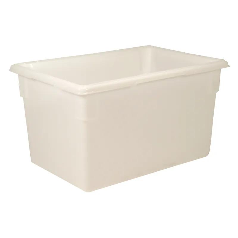 Food Storage Box 18X26X15 IN White HDPE Food Safe 6/Case