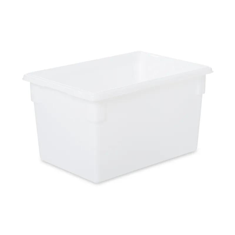 Food Storage Box 18X26X15 IN White HDPE Food Safe 6/Case