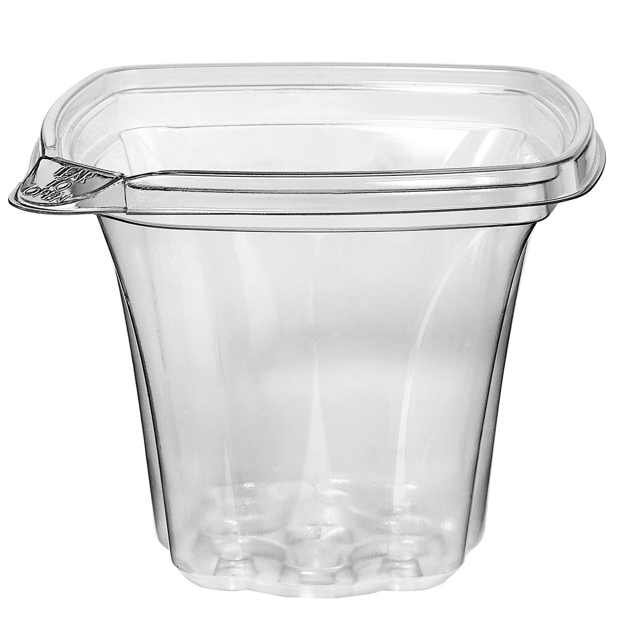 Fruit Cup Dessert Container Base 13.8 FLOZ Plastic 384/Case