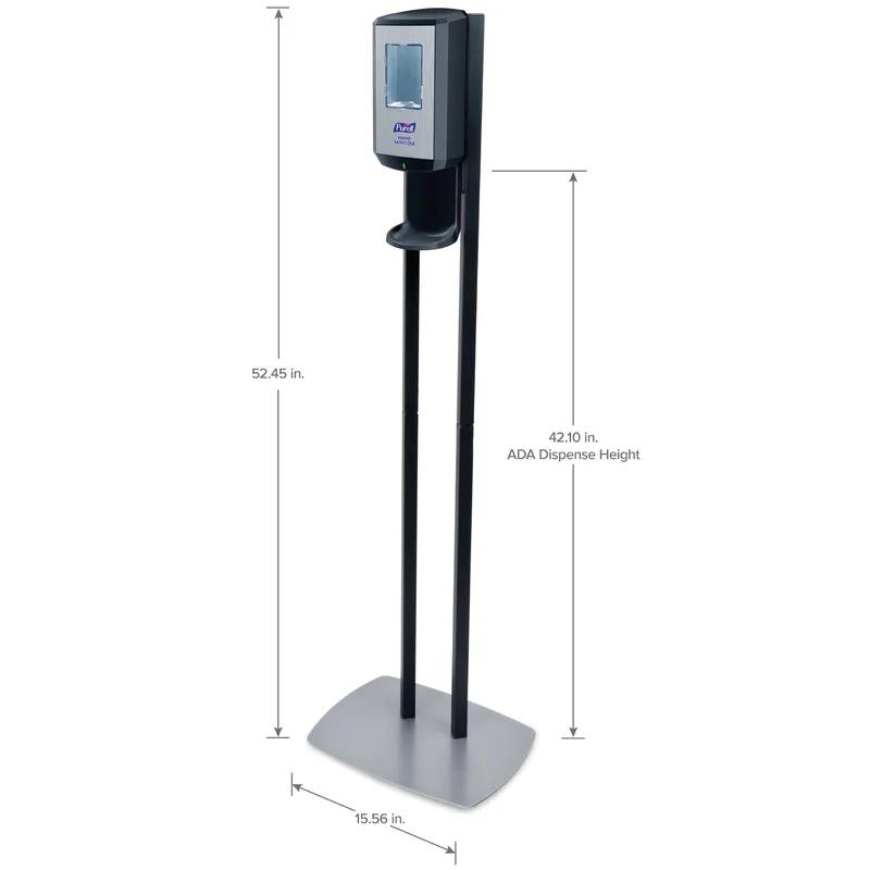 Purell® Dispenser Floor Stand 1200 mL 28.5X13.5X5.75 IN Graphite Touchless With Dispenser For CS8 1/Each
