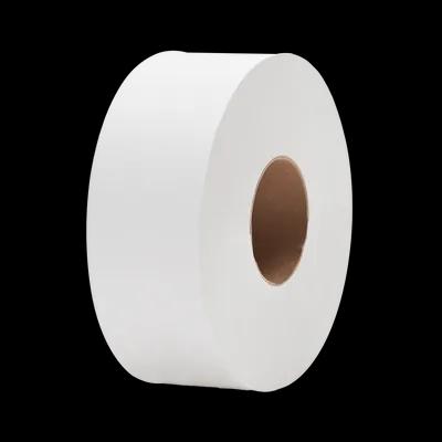 Green Heritage Pro Toilet Paper & Tissue Roll 3.4IN X1000FT 2PLY White Jumbo (JRT) 9IN Roll 6 Rolls/Case